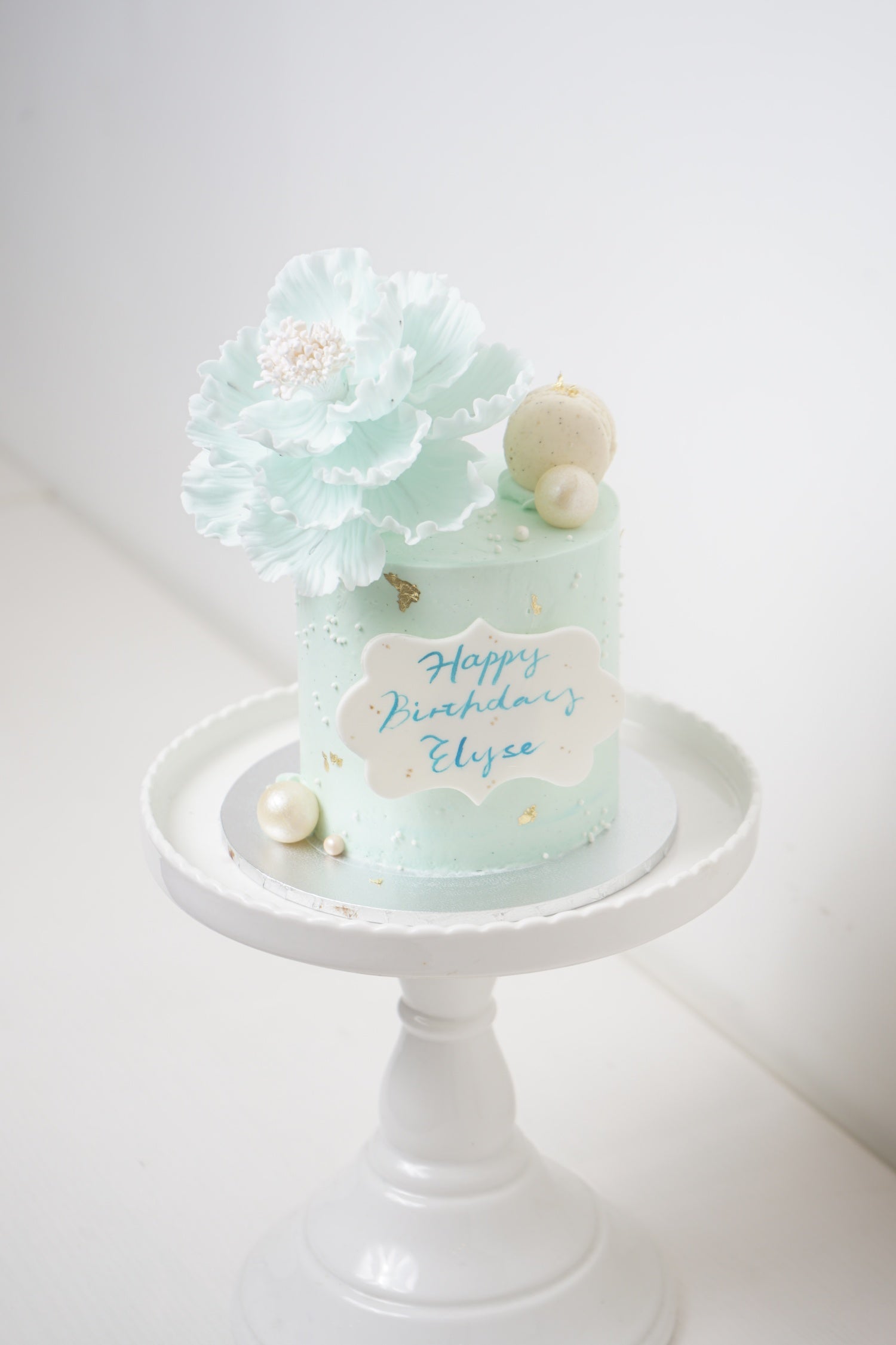 Aqua Peony