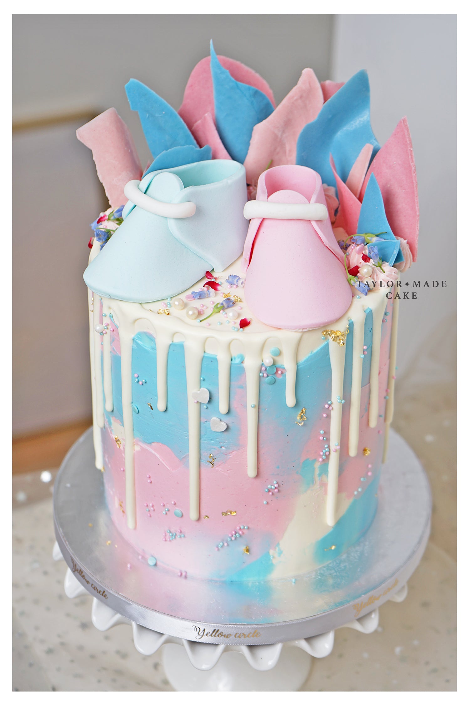 Gender Reveal Baby Shoes