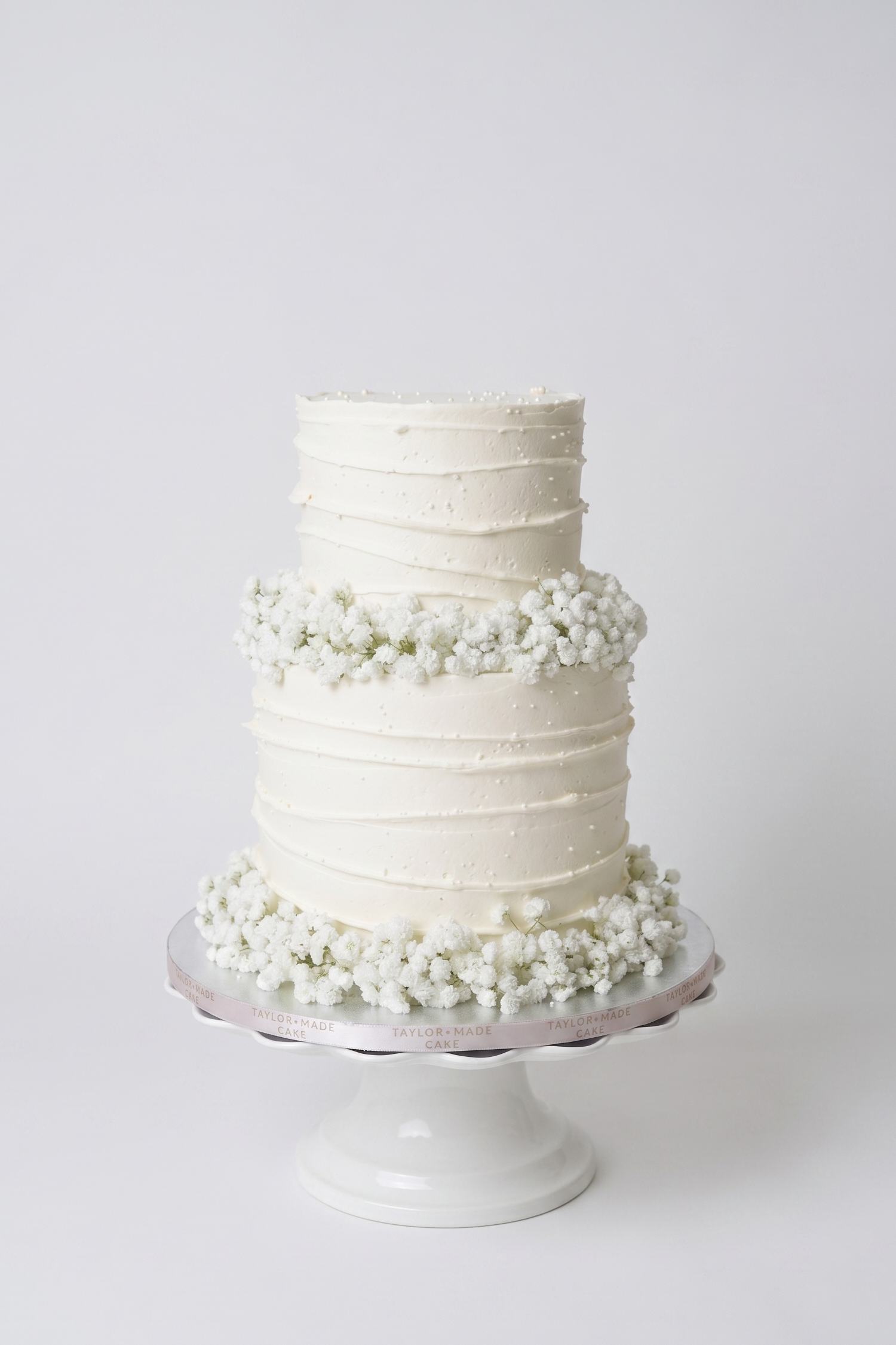 Baby’s Breath Wedding Cake