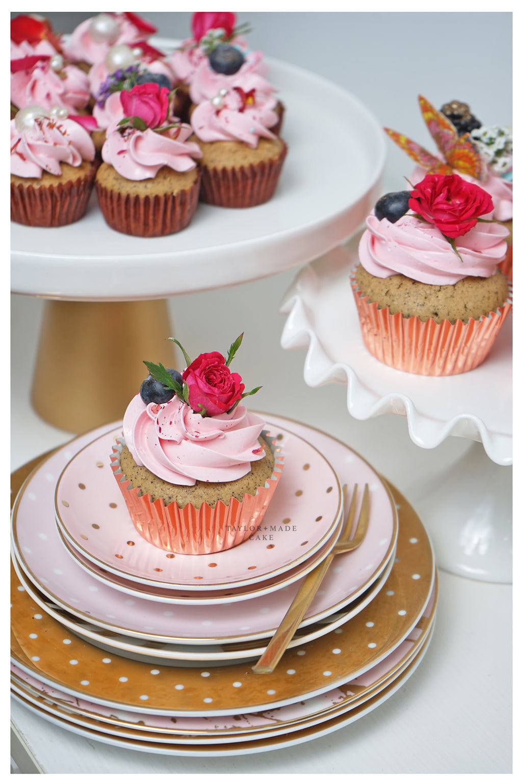 Regular Flower Cupcake Set