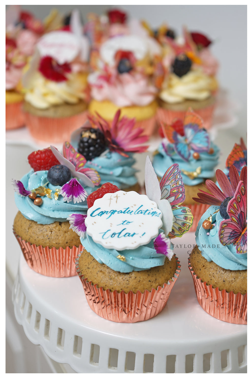 Regular Flower Cupcake Set