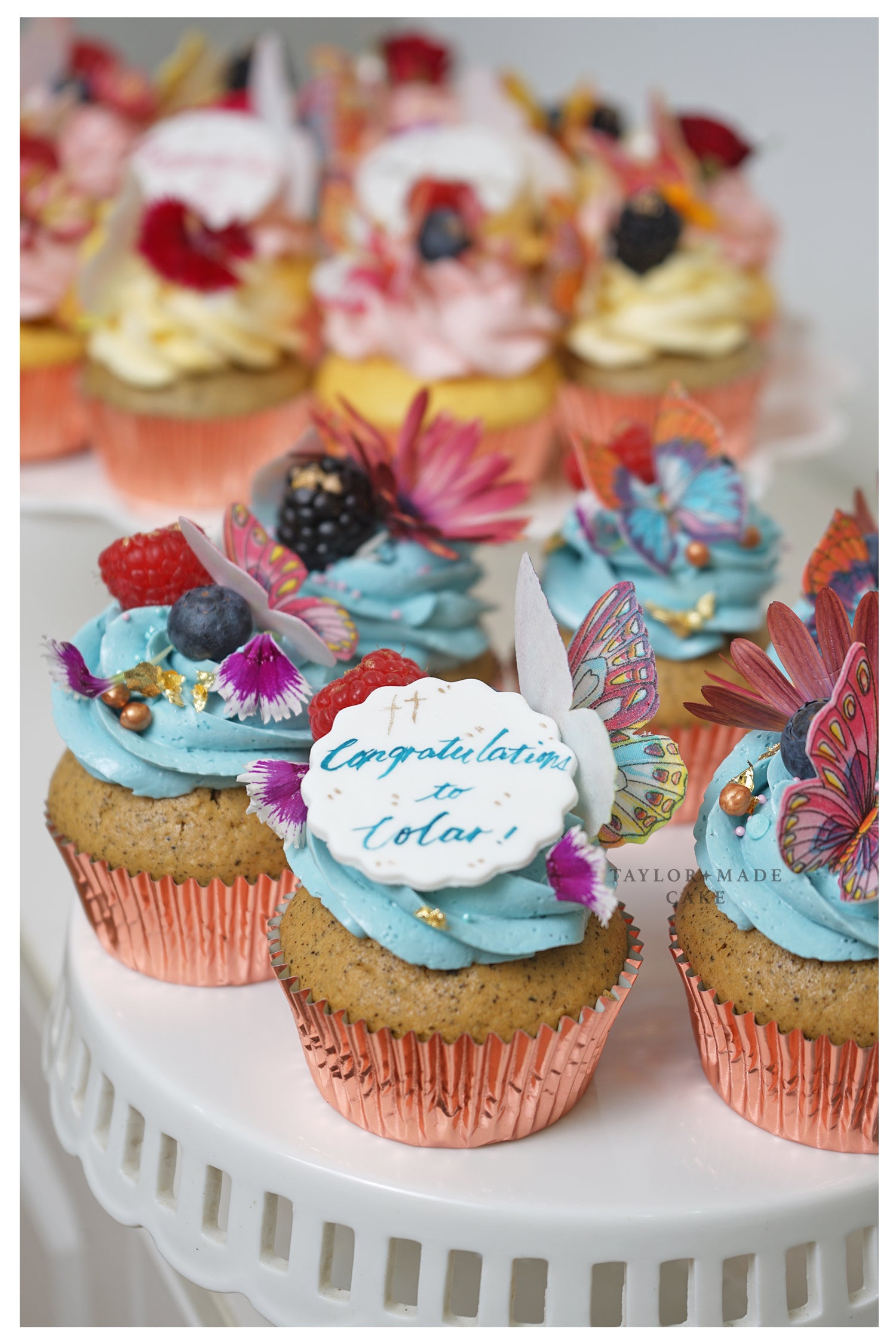 Regular Flower Cupcake Set