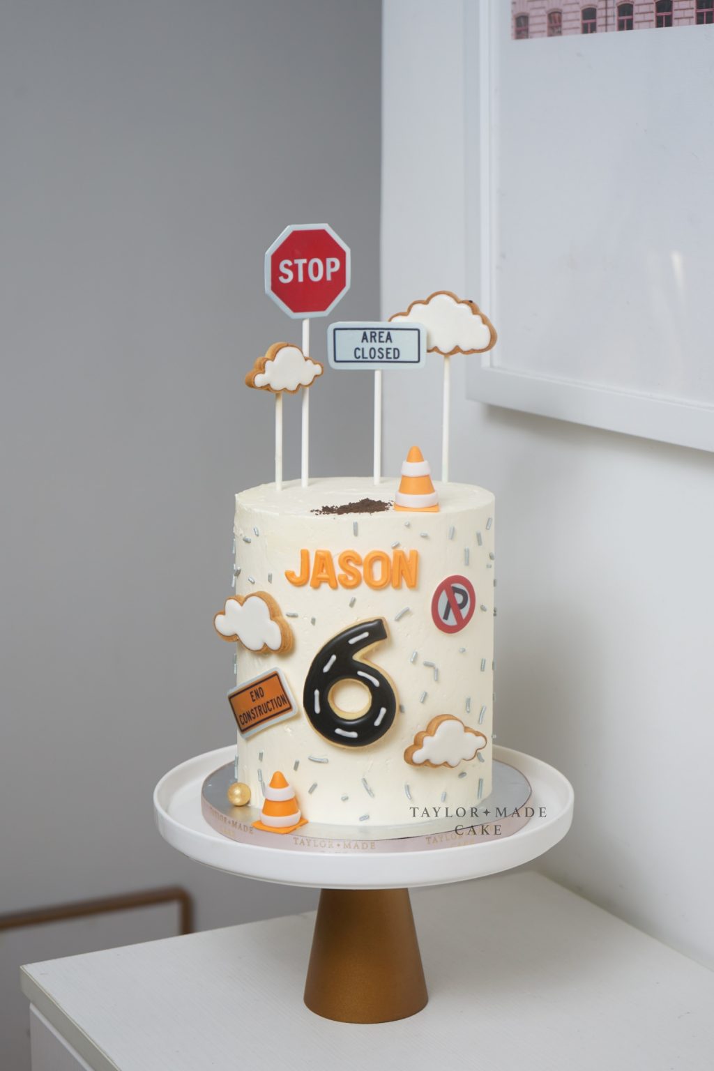 Construction Party Cake