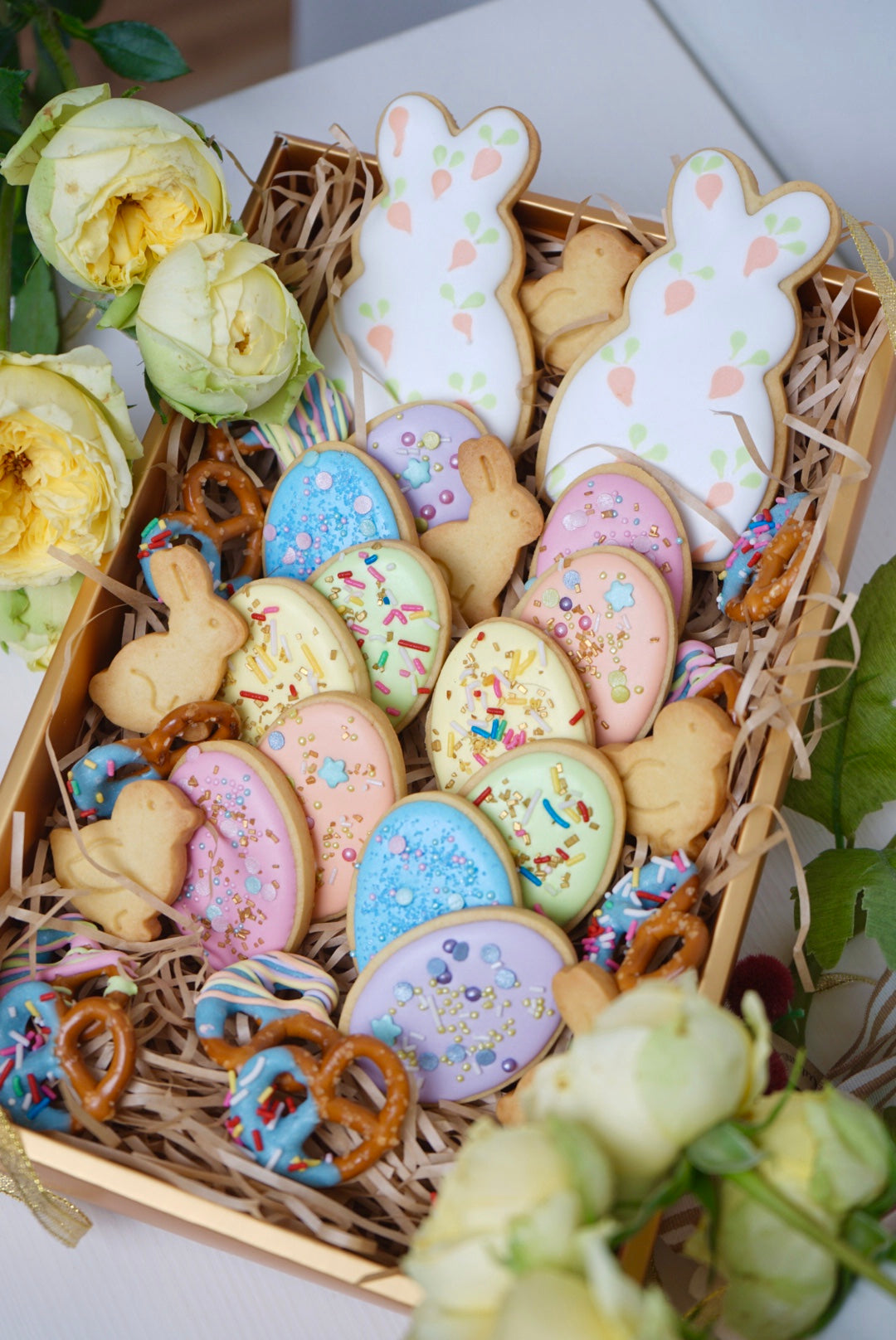 Rainbow Easter Cookies Set