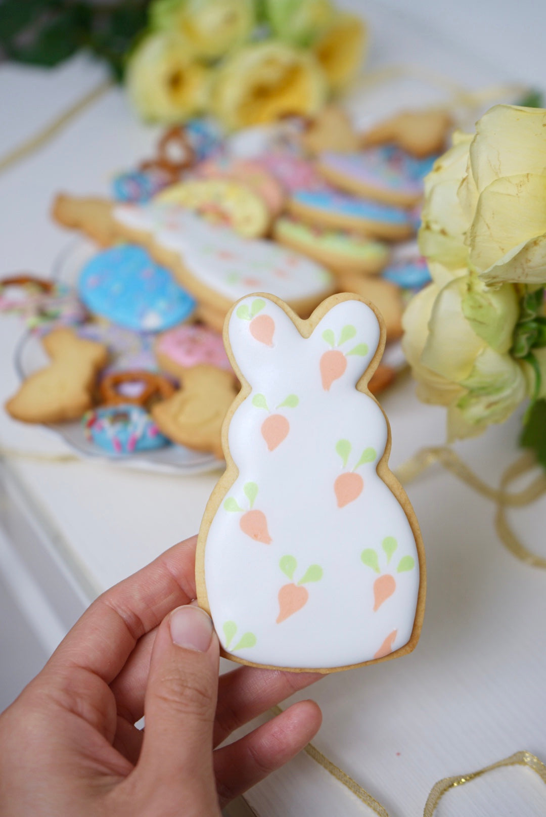 Rainbow Easter Cookies Set