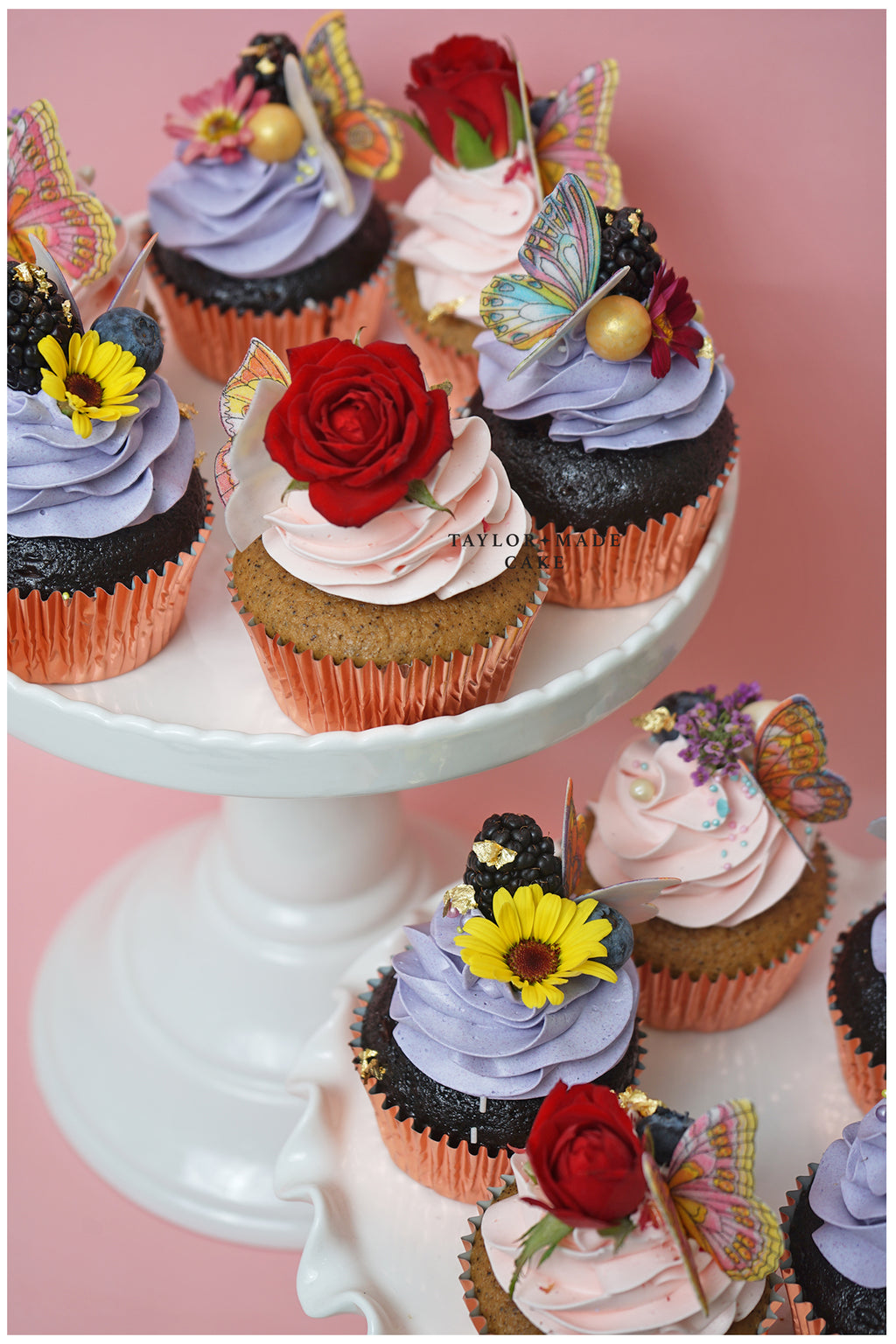 Regular Flower Cupcake Set