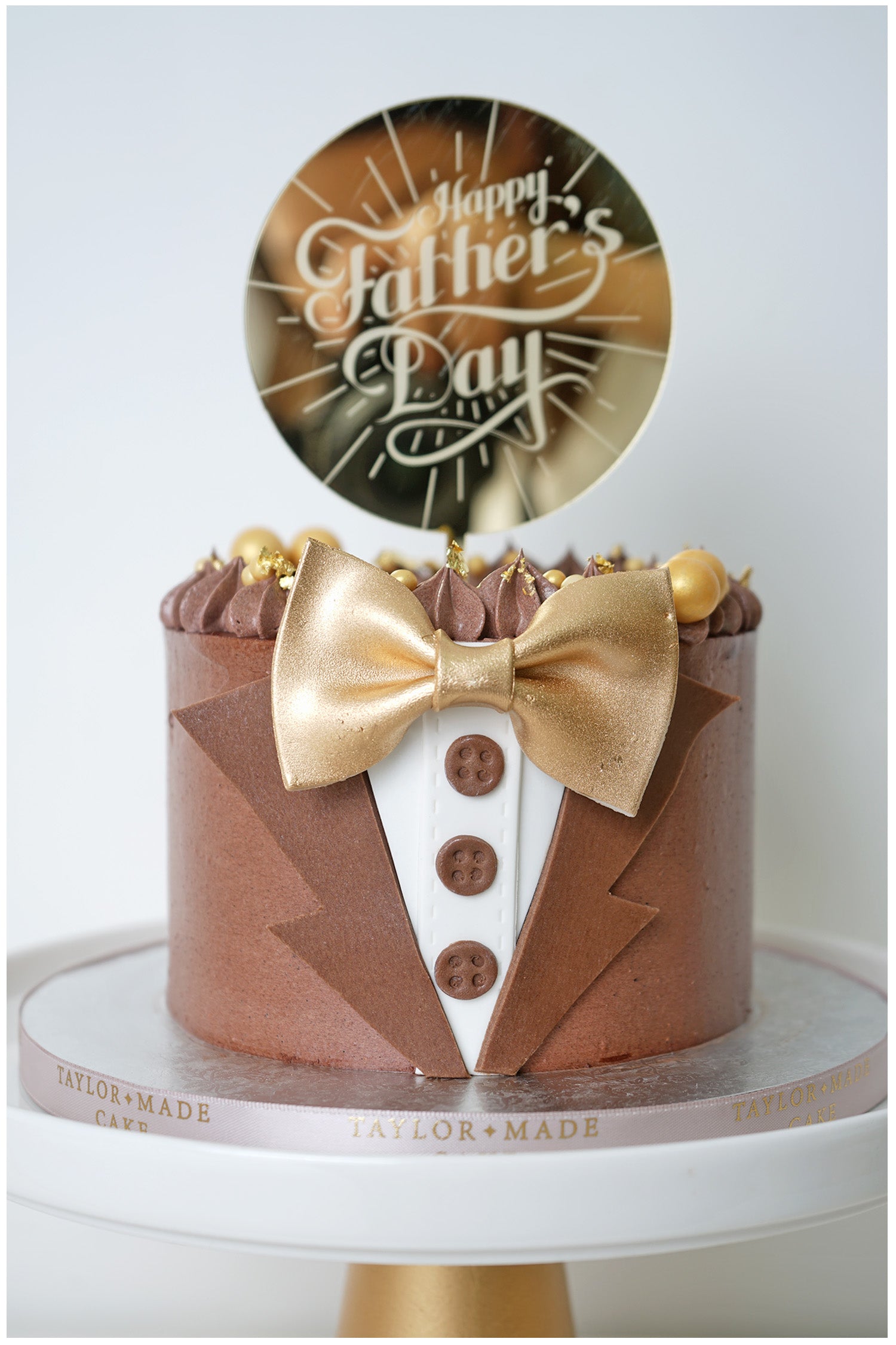 My Golden Father's Day Cake