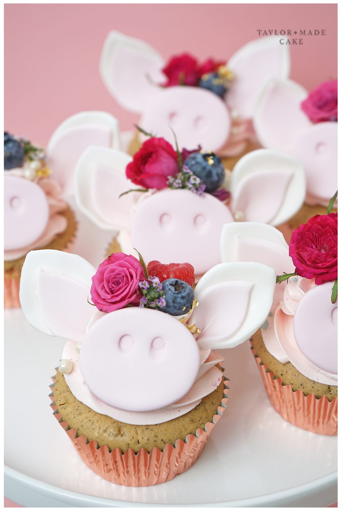 Piggie Cupcake Set