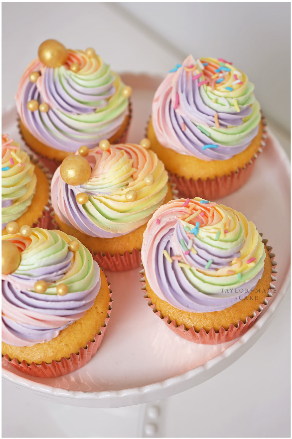 Rainbow Cupcake Set