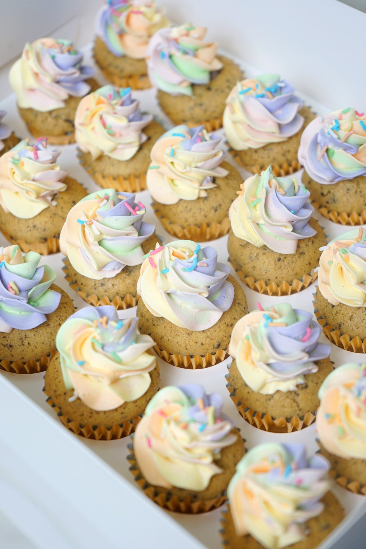 Rainbow Mini Cupcake Set