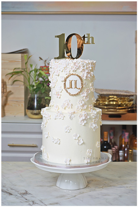 10th anniversary cake
